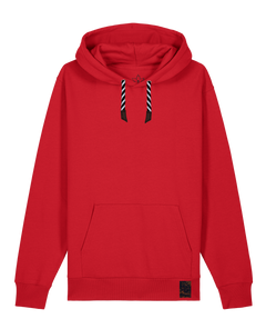 bio-unisex-medium fit-hoodie-basic-stsu177-erdbeere-sw kordel-front