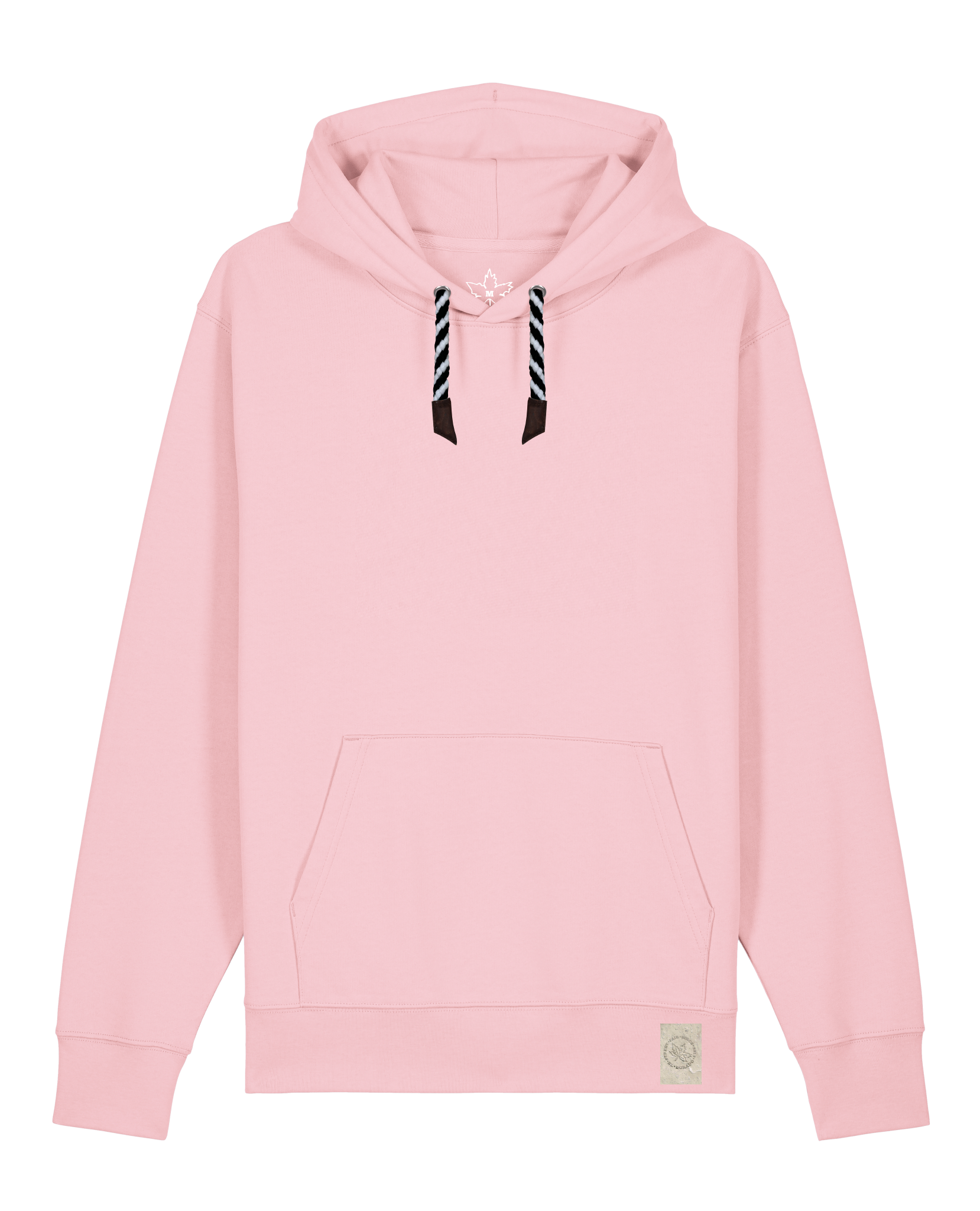 bio-unisex-medium fit-hoodie-basic-stsu177-flamingo-sw kordel-front