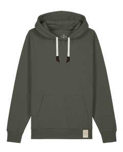 bio-unisex-medium fit-hoodie-basic-stsu177-grunkohl-weiße kordel-front
