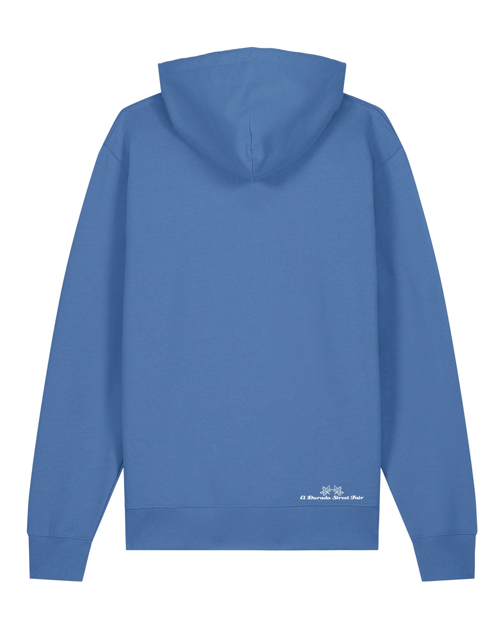 bio-unisex-medium fit-hoodie-basic-stsu177-hortensie-blaue kordel-back