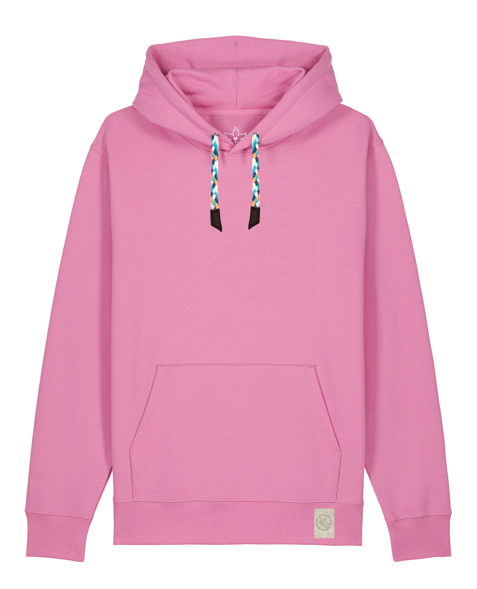 bio-unisex-medium fit-hoodie-basic-stsu177-kaugummi-blaue kordel-front