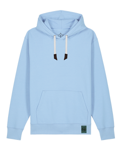 bio-unisex-medium fit-hoodie-basic-stsu177-lagune-weiße kordel-front