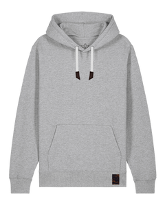 bio-unisex-medium fit-hoodie-basic-stsu177-mausgrau-weiße kordel-front