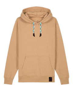 bio-unisex-medium fit-hoodie-basic-stsu177-meersand-blaue kordel-front