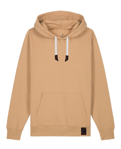 bio-unisex-medium fit-hoodie-basic-stsu177-meersand-weiße kordel-front