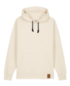 bio-unisex-medium fit-hoodie-basic-stsu177-natur-sw kordel-front