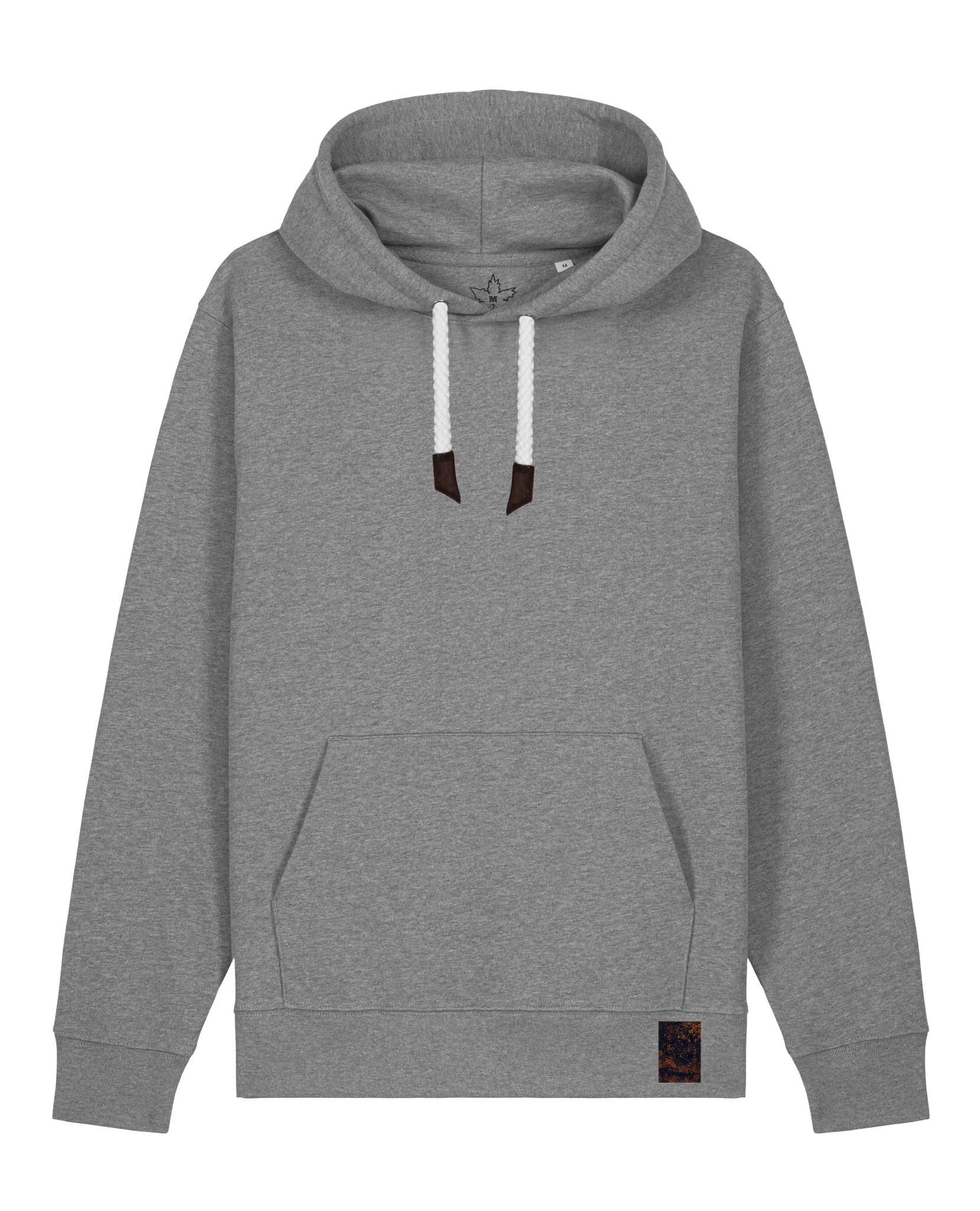 bio-unisex-medium fit-hoodie-basic-stsu177-opossum-weiße kordel-front