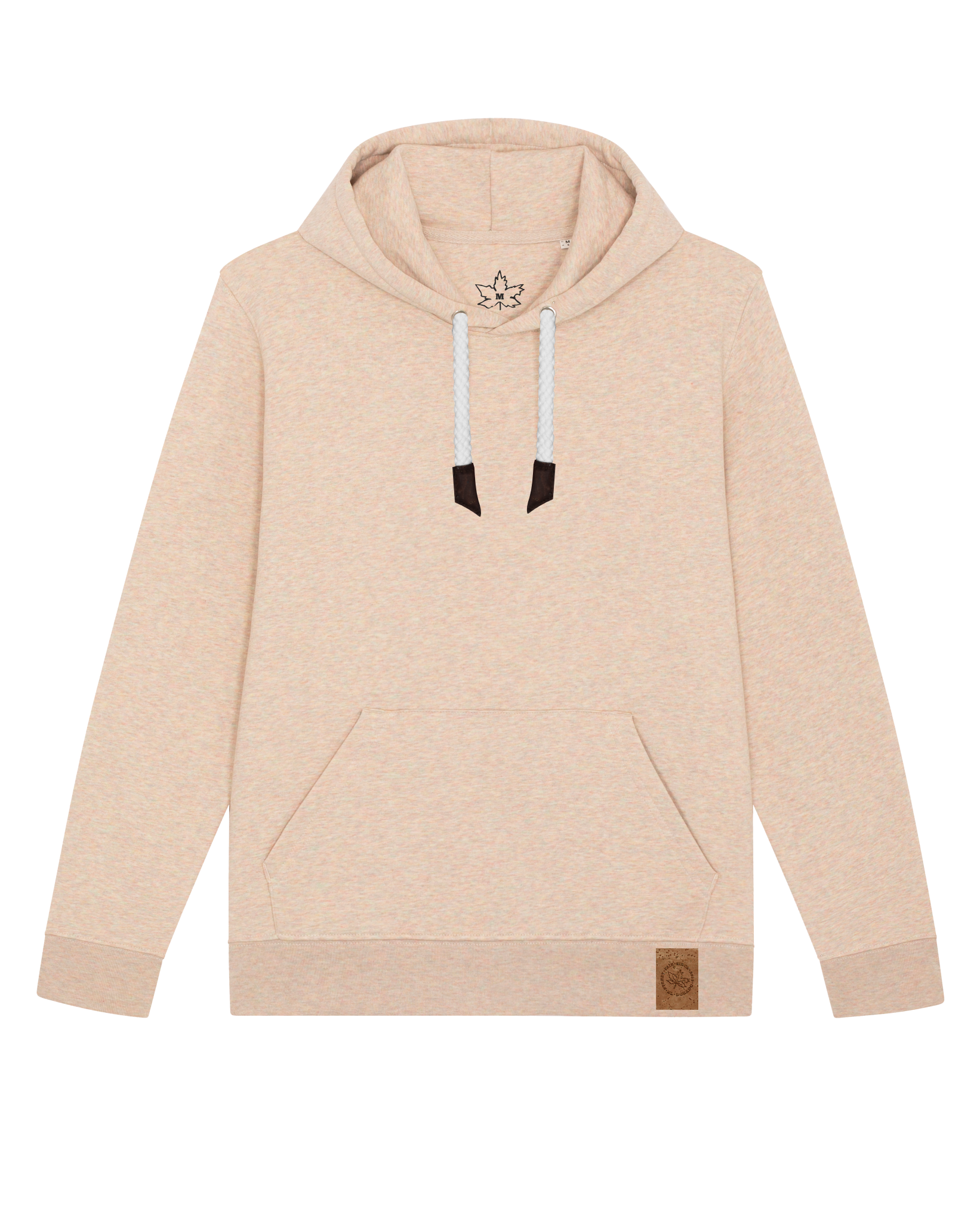 bio-unisex-medium fit-hoodie-basic-stsu177-regenbogen-weiße kordel-front