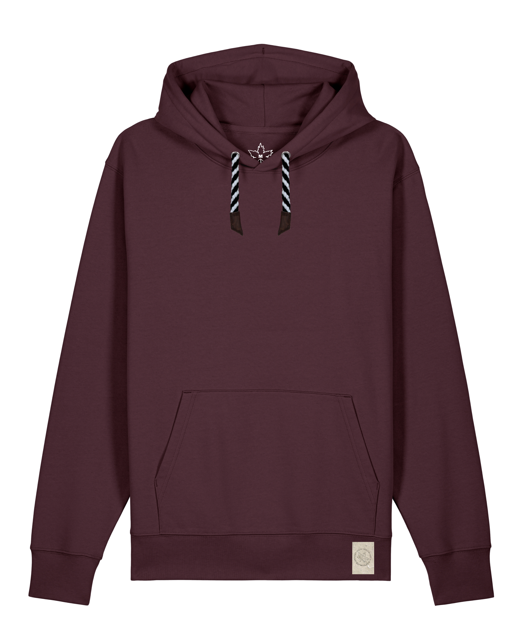 bio-unisex-medium fit-hoodie-basic-stsu177-zartbitter-sw kordel-front
