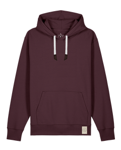 bio-unisex-medium fit-hoodie-basic-stsu177-zartbitter-weiße kordel-front