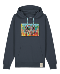 bio-unisex-medium fit-hoodie-bastei-stsu177-blaubeernacht-blaue kordel-front