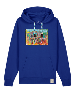 bio-unisex-medium fit-hoodie-bastei-stsu177-kornblume-blaue kordel-front