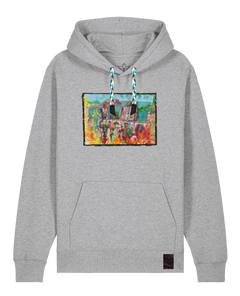 bio-unisex-medium fit-hoodie-bastei-stsu177-mausgrau-blaue kordel-front
