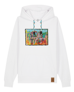 bio-unisex-medium fit-hoodie-bastei-stsu177-weiß-blaue kordel-front