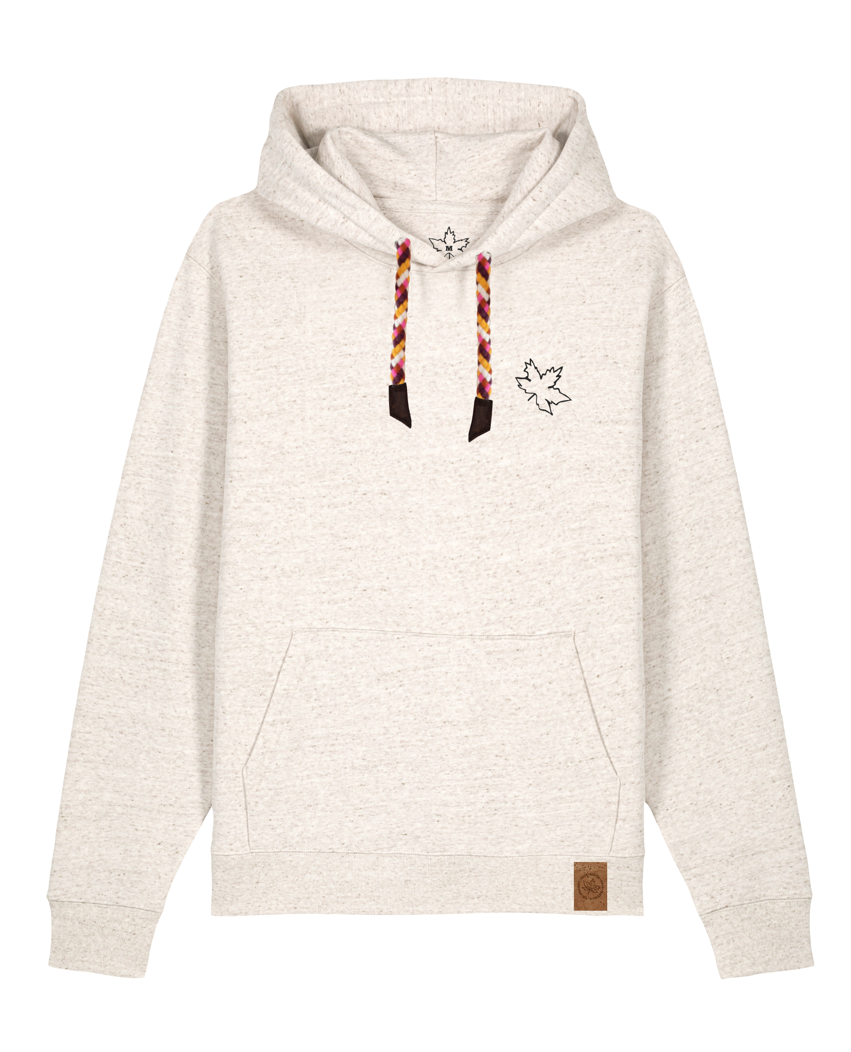 bio-unisex-medium fit-hoodie-be like flowers (backprint)-stsu177-elbsandstein-rote kordel-front