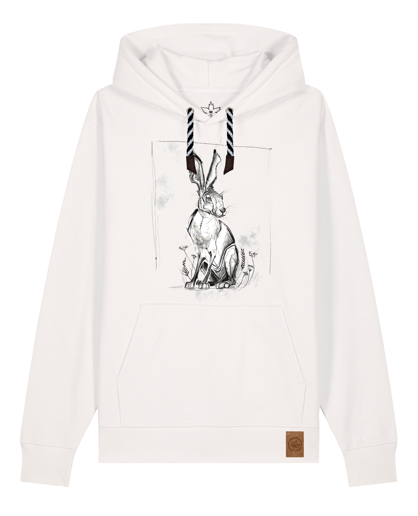 bio-unisex-medium fit-hoodie-carrot hunter-stsu177-bio ei-sw kordel-front