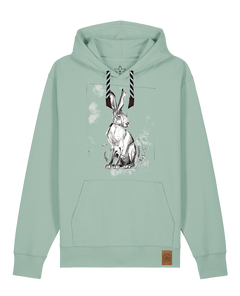 bio-unisex-medium fit-hoodie-carrot hunter-stsu177-eukalyptus-sw kordel-front