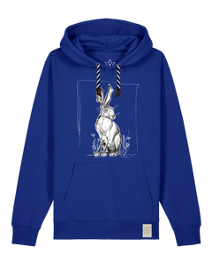 bio-unisex-medium fit-hoodie-carrot hunter-stsu177-kornblume-sw kordel-front