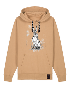 bio-unisex-medium fit-hoodie-carrot hunter-stsu177-meersand-sw kordel-front