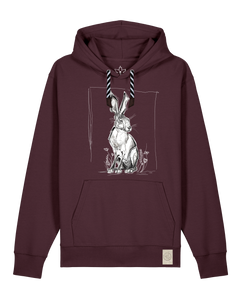 bio-unisex-medium fit-hoodie-carrot hunter-stsu177-zartbitter-sw kordel-front