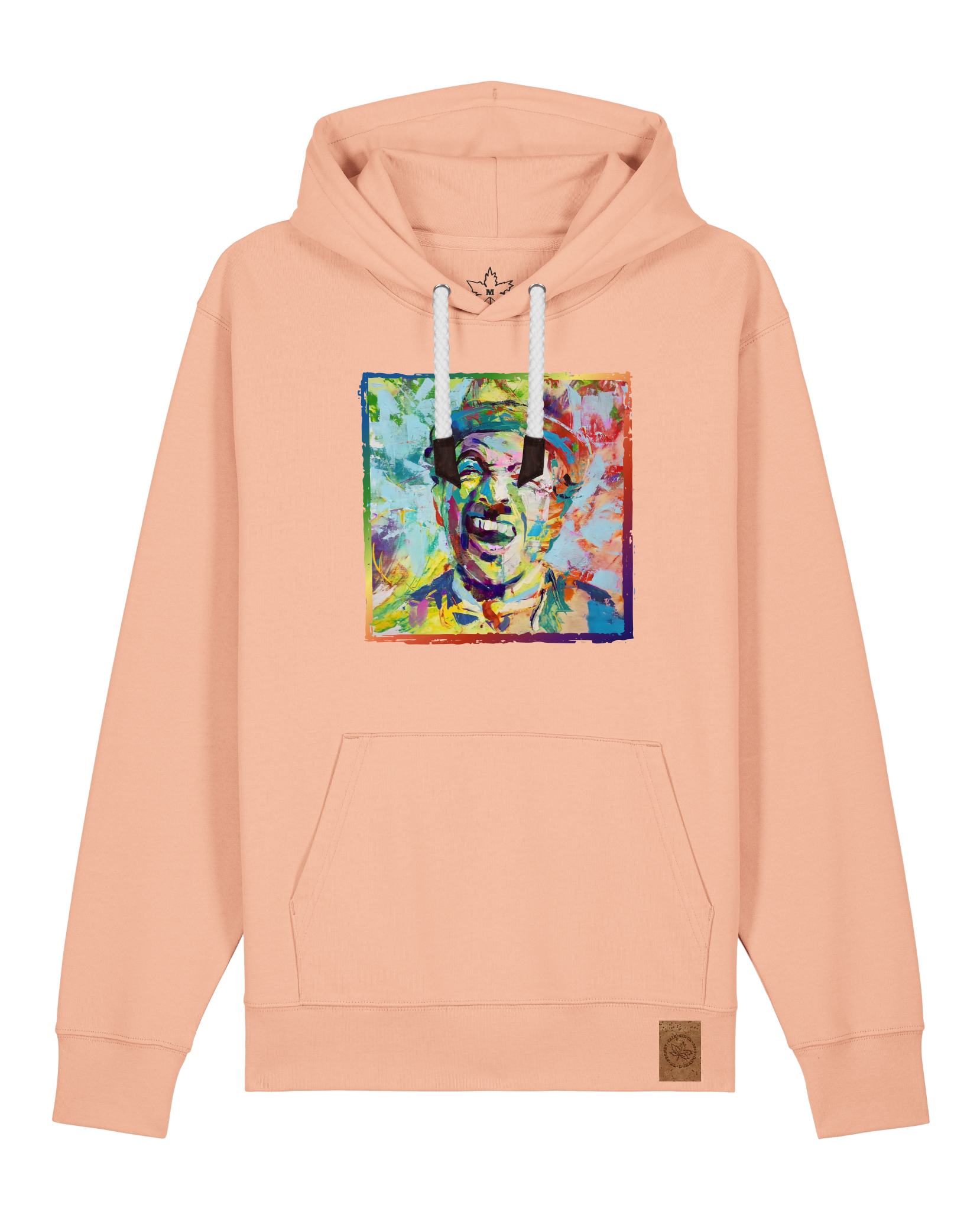 bio-unisex-medium fit-hoodie-chaplin-stsu177-agyptische keramik-weiße kordel-front