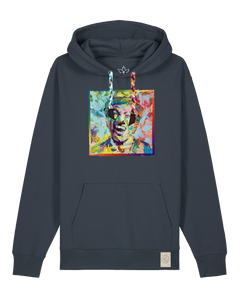 bio-unisex-medium fit-hoodie-chaplin-stsu177-blaubeernacht-bunte kordel-front