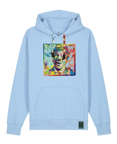 bio-unisex-medium fit-hoodie-chaplin-stsu177-lagune-bunte kordel-front