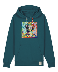 bio-unisex-medium fit-hoodie-chaplin-stsu177-nordmanntanne-bunte kordel-front