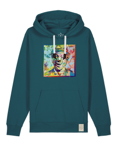 bio-unisex-medium fit-hoodie-chaplin-stsu177-nordmanntanne-weiße kordel-front