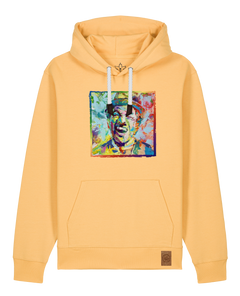 bio-unisex-medium fit-hoodie-chaplin-stsu177-senfkorn-weiße kordel-front
