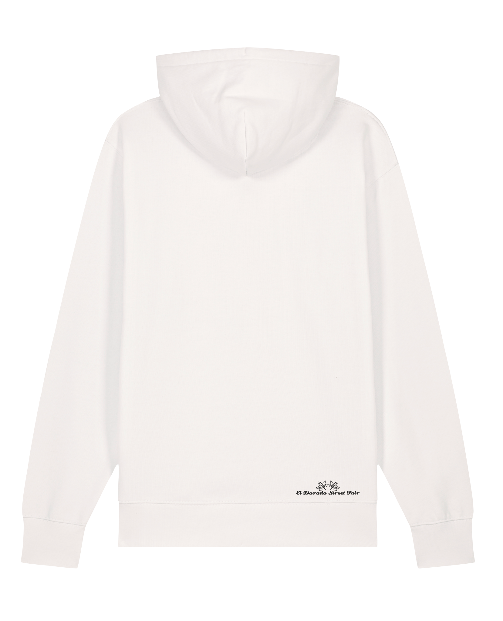 bio-unisex-medium fit-hoodie-chaplin-stsu177-weiß-bunte kordel-back