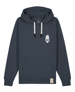 bio-unisex-medium fit-hoodie-cockroach ranch (backprint)-stsu177-blaubeernacht-weiße kordel-front