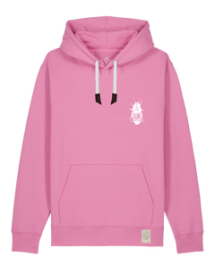 bio-unisex-medium fit-hoodie-cockroach ranch (backprint)-stsu177-kaugummi-weiße kordel-front