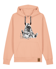 bio-unisex-medium fit-hoodie-dachs-stsu177-agyptische keramik-sw kordel-front