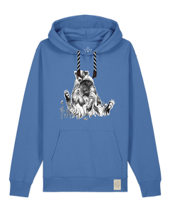 bio-unisex-medium fit-hoodie-dachs-stsu177-hortensie-sw kordel-front