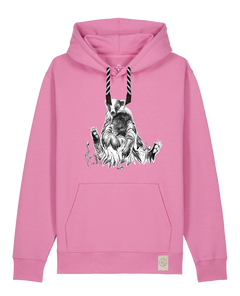 bio-unisex-medium fit-hoodie-dachs-stsu177-kaugummi-sw kordel-front