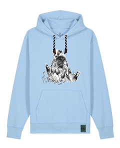 bio-unisex-medium fit-hoodie-dachs-stsu177-lagune-sw kordel-front