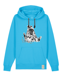 bio-unisex-medium fit-hoodie-dachs-stsu177-wasserblau-sw kordel-front