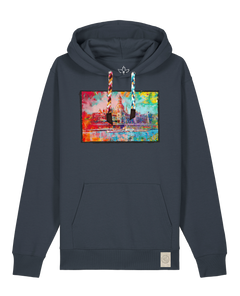bio-unisex-medium fit-hoodie-dresden-stsu177-blaubeernacht-bunte kordel-front