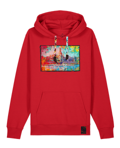 bio-unisex-medium fit-hoodie-dresden-stsu177-erdbeere-bunte kordel-front