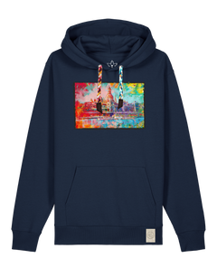 bio-unisex-medium fit-hoodie-dresden-stsu177-marine-bunte kordel-front