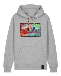 bio-unisex-medium fit-hoodie-dresden-stsu177-mausgrau-bunte kordel-front