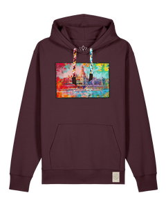 bio-unisex-medium fit-hoodie-dresden-stsu177-zartbitter-bunte kordel-front