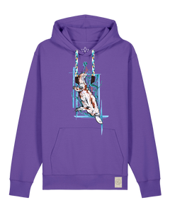 bio-unisex-medium fit-hoodie-duckbilly platy-stsu177-blaukraut-blaue kordel-front
