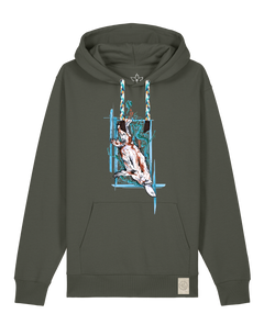 bio-unisex-medium fit-hoodie-duckbilly platy-stsu177-grunkohl-blaue kordel-front