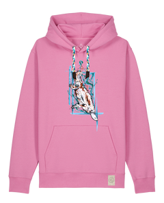 bio-unisex-medium fit-hoodie-duckbilly platy-stsu177-kaugummi-blaue kordel-front