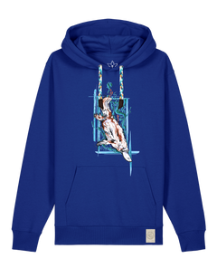 bio-unisex-medium fit-hoodie-duckbilly platy-stsu177-kornblume-blaue kordel-front