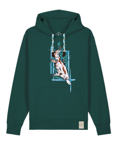 bio-unisex-medium fit-hoodie-duckbilly platy-stsu177-spirulina-blaue kordel-front