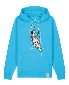 bio-unisex-medium fit-hoodie-duckbilly platy-stsu177-wasserblau-blaue kordel-front
