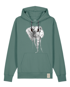 bio-unisex-medium fit-hoodie-elefant-stsu177-blautanne-sw kordel-front